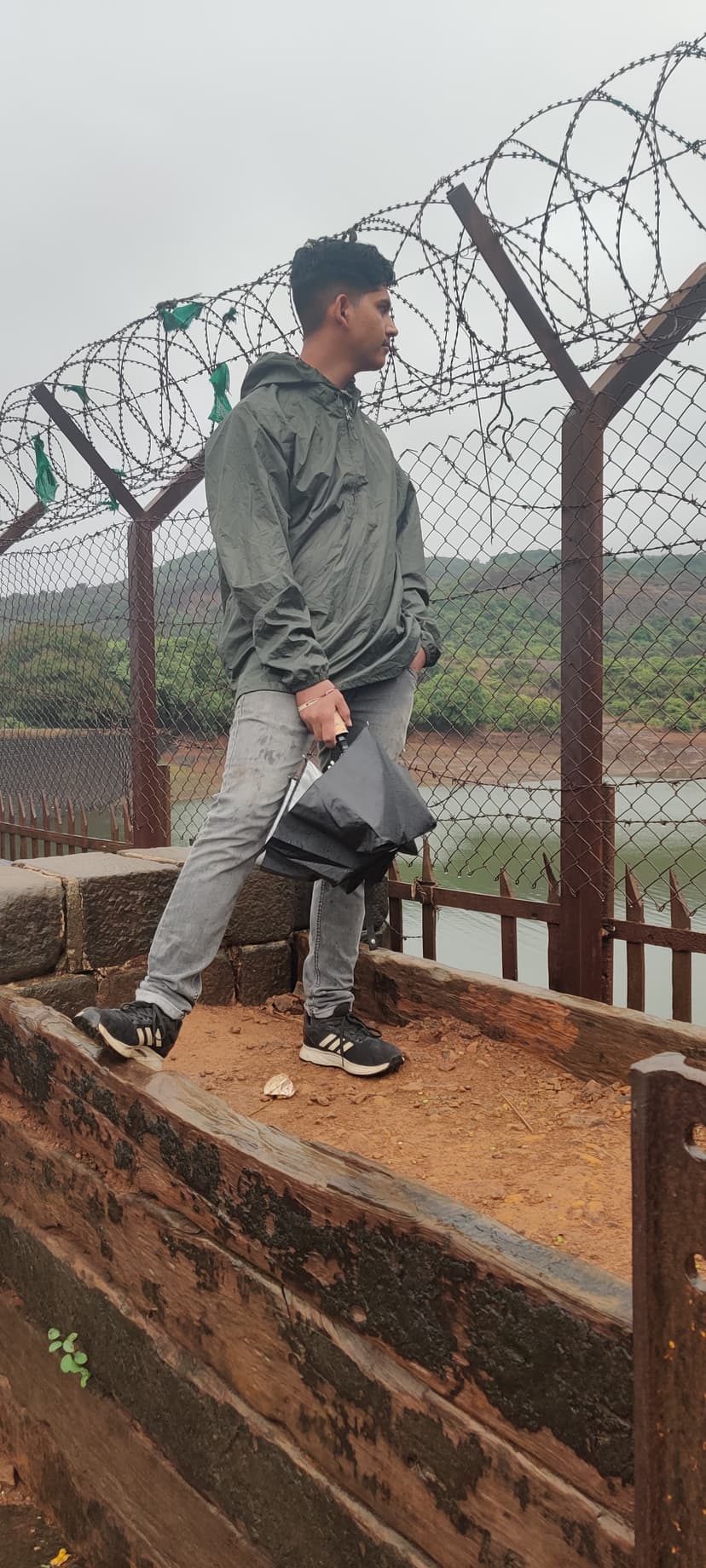 Nikhil at Bhushi Dam, Lonavala